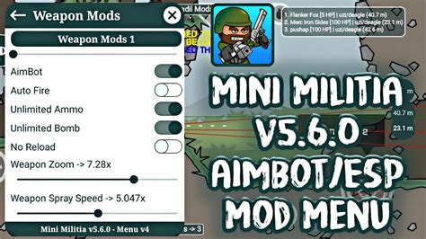 mini militia god mod menu|Mini Militia Mod Menu (Aimbot & Wallhack) .